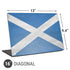 Scotland Flag Distressed Universal Laptop 16in (13 x 9.4in) Skin