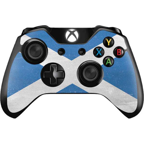 Scotland Flag Distressed Xbox One Controller Skin