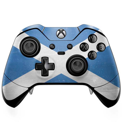Scotland Flag Distressed Xbox One Elite Controller Skin
