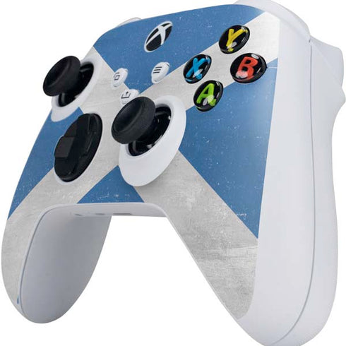 Scotland Flag Distressed Xbox Series S Controller Skin