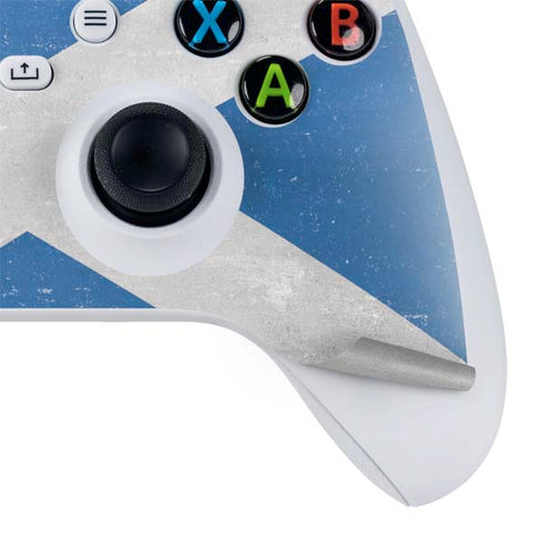 Scotland Flag Distressed Xbox Series S Controller Skin