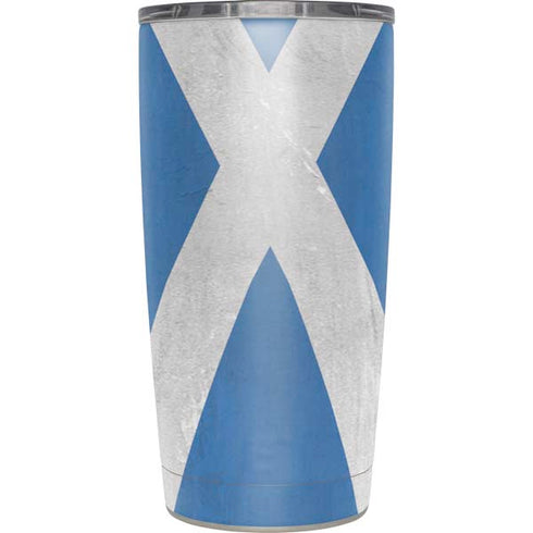 Scotland Flag Distressed Yeti 20oz Tumbler Skin
