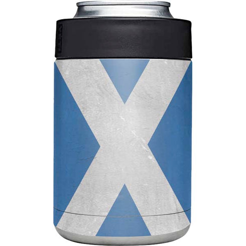 Scotland Flag Distressed Yeti Colster Can Insulator Skin