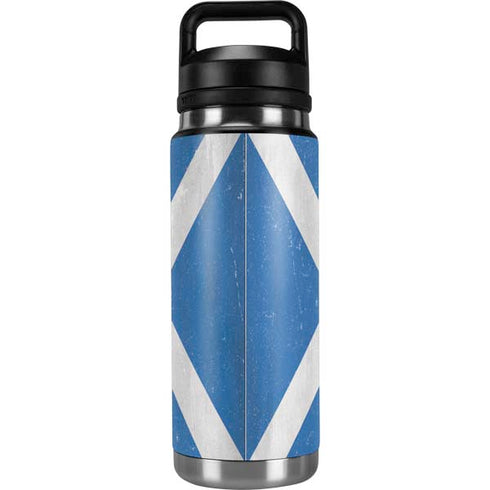 Scotland Flag Distressed YETI Rambler 26oz Bottle Skin
