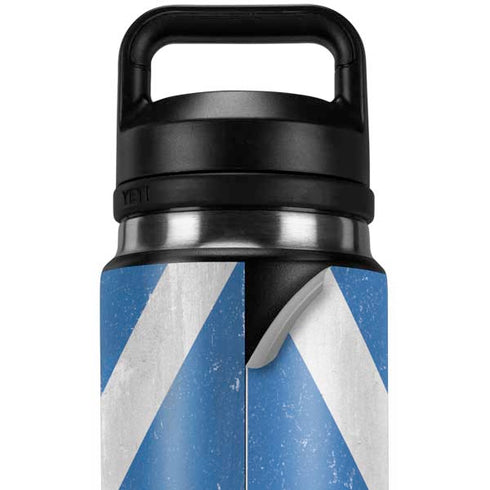 Scotland Flag Distressed YETI Rambler 26oz Bottle Skin