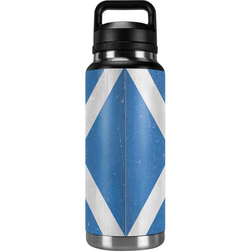 Scotland Flag Distressed YETI Rambler 36oz Bottle Skin