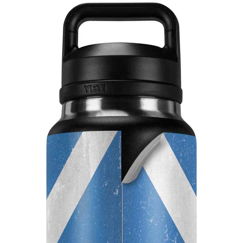 Scotland Flag Distressed YETI Rambler 36oz Bottle Skin