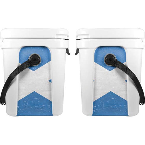 Scotland Flag Distressed YETI Roadie 24 Hard Cooler Skin