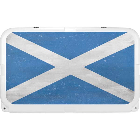 Scotland Flag Distressed YETI Tundra 45 Hard Cooler Skin