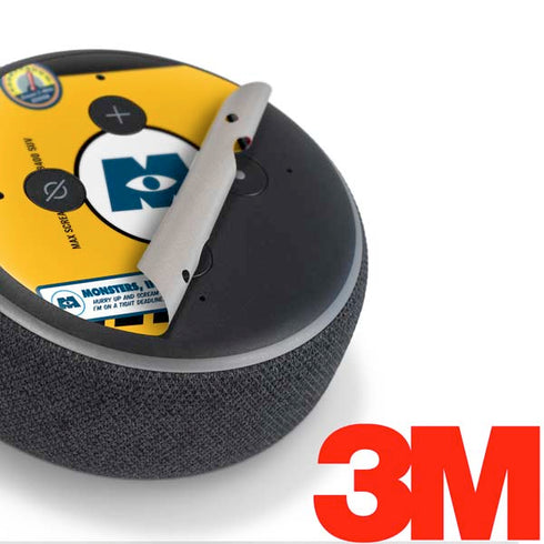 Disney Monsters Inc. Scream Canister Amazon Echo Dot Skin