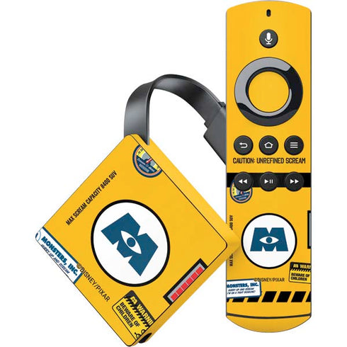 Disney Monsters Inc. Scream Canister Amazon Fire TV Skin