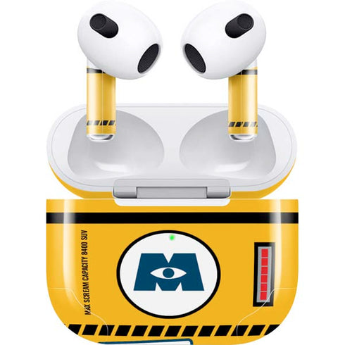 Disney Monsters Inc. Scream Canister Apple AirPods (3rd Gen 2021) Skin