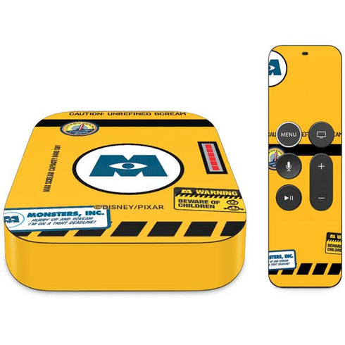 Disney Monsters Inc. Scream Canister Apple TV Skin