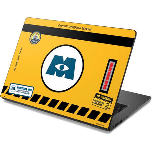 Disney Monsters Inc. Scream Canister Dell Chromebook Skin