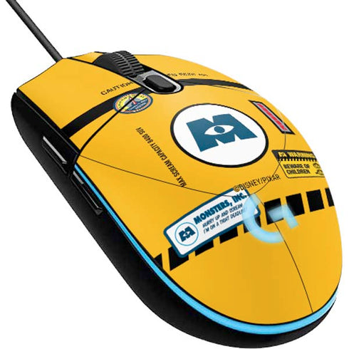 Disney Monsters Inc. Scream Canister G203 Prodigy RGB Wired Gaming Mouse Skin
