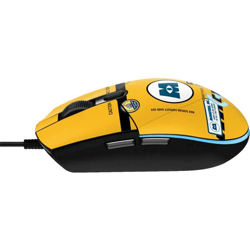 Disney Monsters Inc. Scream Canister G203 Prodigy RGB Wired Gaming Mouse Skin