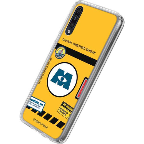 Disney Monsters Inc. Scream Canister Galaxy A50 Clear Case