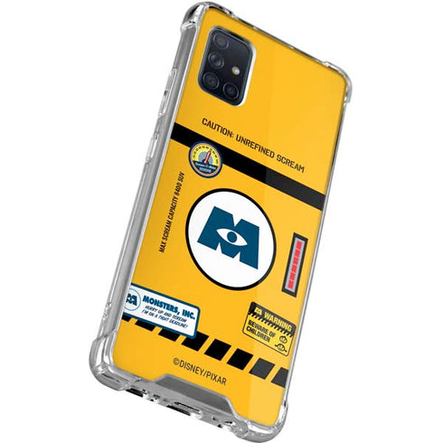 Disney Monsters Inc. Scream Canister Galaxy A71 5G Clear Case