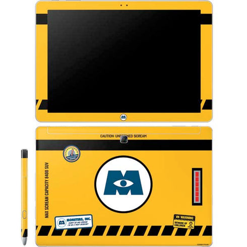 Disney Monsters Inc. Scream Canister Galaxy Book 12in Skin