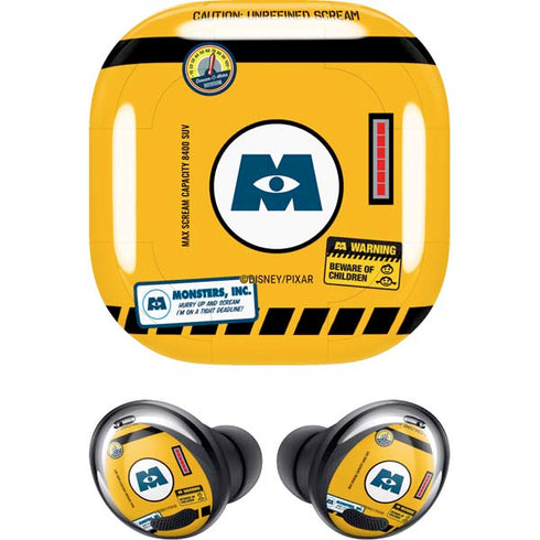 Disney Monsters Inc. Scream Canister Galaxy Buds Pro Skin