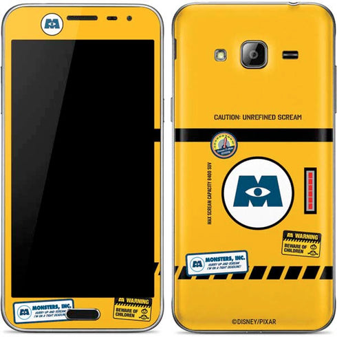 Disney Monsters Inc. Scream Canister Galaxy J3 Skin