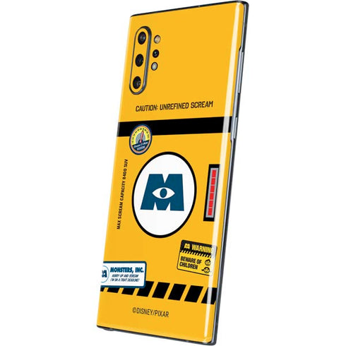 Disney Monsters Inc. Scream Canister Galaxy Note 10 Plus Skin