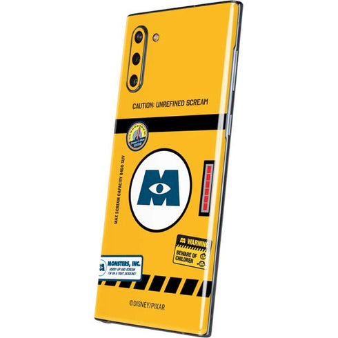 Disney Monsters Inc. Scream Canister Galaxy Note 10 Skin