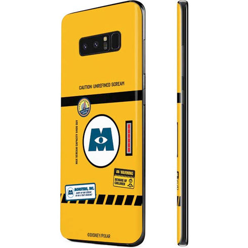 Disney Monsters Inc. Scream Canister Galaxy Note 8 Skin