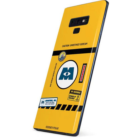 Disney Monsters Inc. Scream Canister Galaxy Note 9 Skin