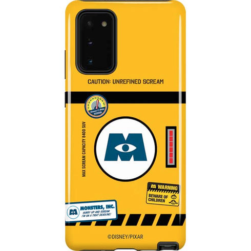 Disney Monsters Inc. Scream Canister Galaxy Note20 5G Pro Case