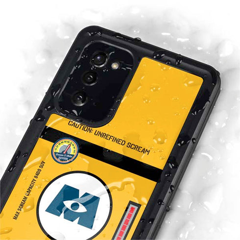 Disney Monsters Inc. Scream Canister Galaxy Note20 5G Waterproof Case