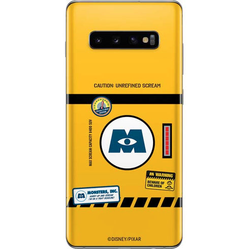Disney Monsters Inc. Scream Canister Galaxy S10 Plus Skin