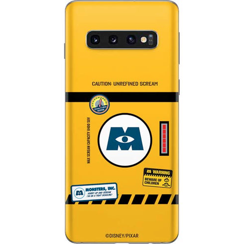 Disney Monsters Inc. Scream Canister Galaxy S10 Skin