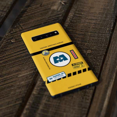 Disney Monsters Inc. Scream Canister Galaxy S10 Skin