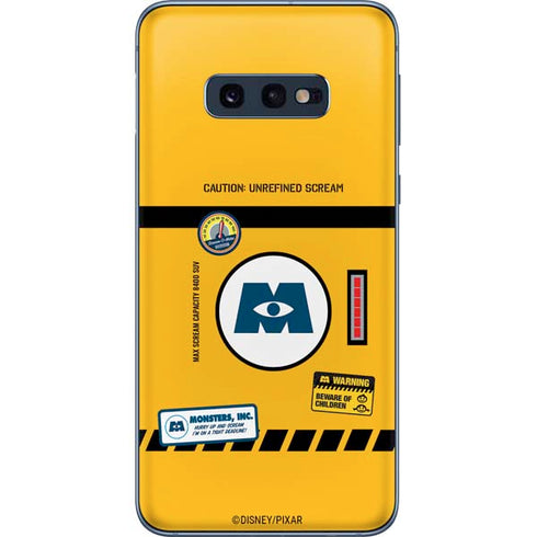 Disney Monsters Inc. Scream Canister Galaxy S10e Skin