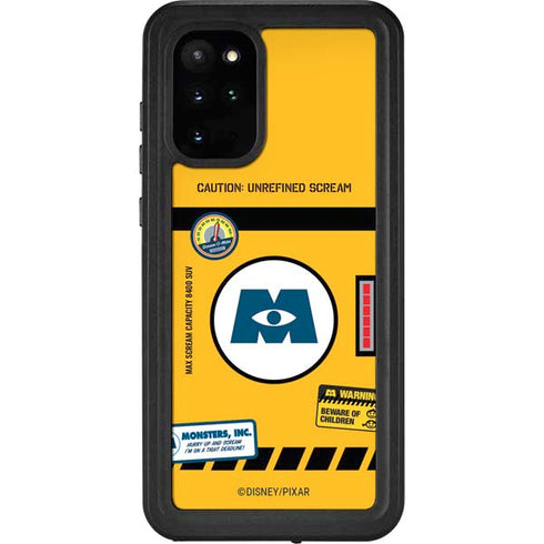 Disney Monsters Inc. Scream Canister Galaxy S20 Plus Waterproof Case