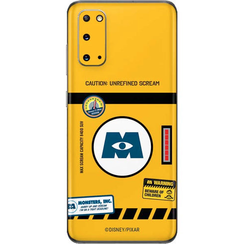 Disney Monsters Inc. Scream Canister Galaxy S20 Skin