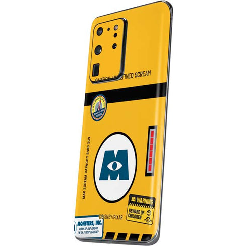Disney Monsters Inc. Scream Canister Galaxy S20 Ultra 5G Skin
