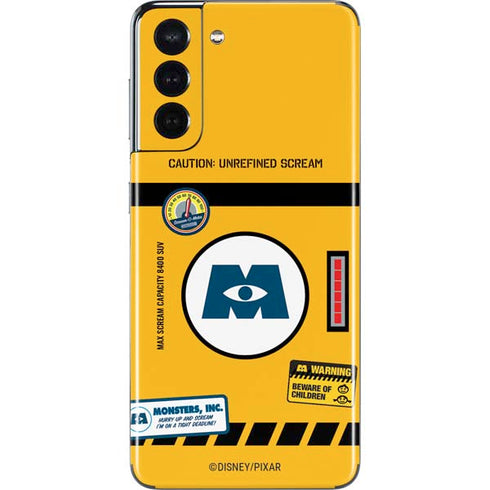 Disney Monsters Inc. Scream Canister Galaxy S21 5G Skin