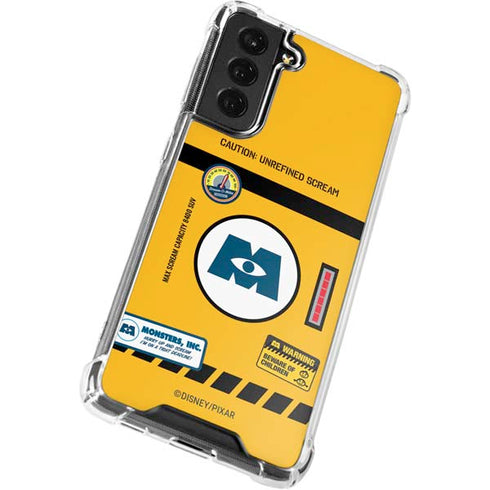 Disney Monsters Inc. Scream Canister Galaxy S21 FE Clear Case