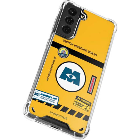 Disney Monsters Inc. Scream Canister Galaxy S21 Plus 5G Clear Case