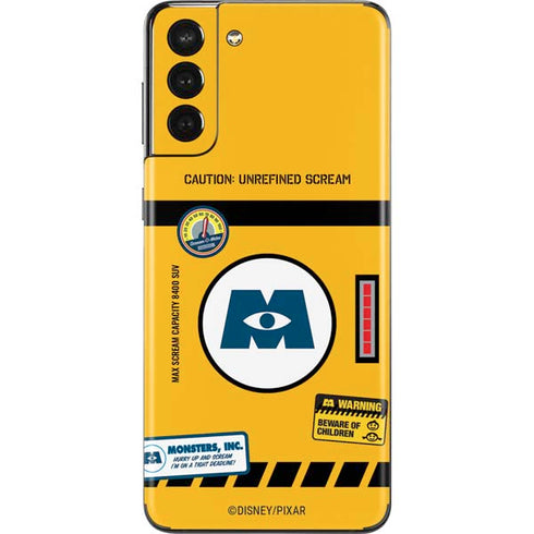 Disney Monsters Inc. Scream Canister Galaxy S21 Plus 5G Skin