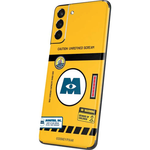 Disney Monsters Inc. Scream Canister Galaxy S21 Plus 5G Skin