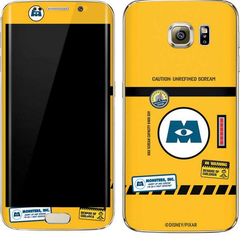 Disney Monsters Inc. Scream Canister Galaxy S7 Edge Skin