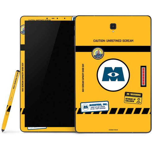 Disney Monsters Inc. Scream Canister Samsung Galaxy Tab Skin