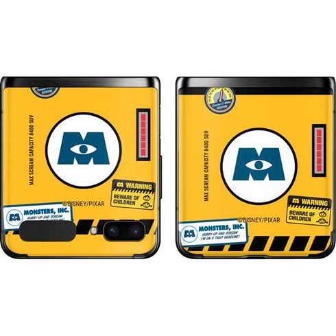 Disney Monsters Inc. Scream Canister Galaxy Z Flip Skin