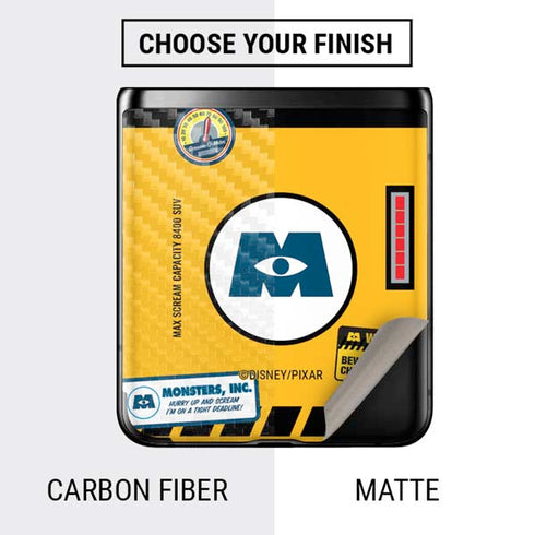 Disney Monsters Inc. Scream Canister Galaxy Z Flip Skin