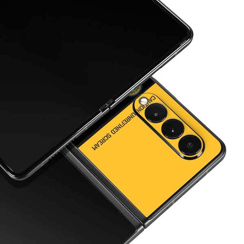 Disney Monsters Inc. Scream Canister Galaxy Z Fold3 5G Skin