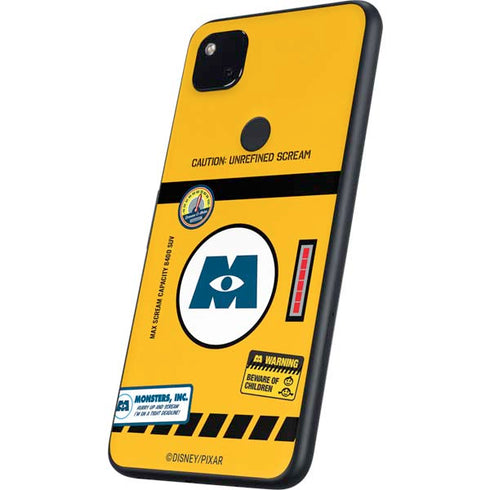 Disney Monsters Inc. Scream Canister Google Pixel 4a Skin