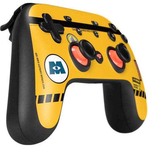 Disney Monsters Inc. Scream Canister Google Stadia Controller Skin